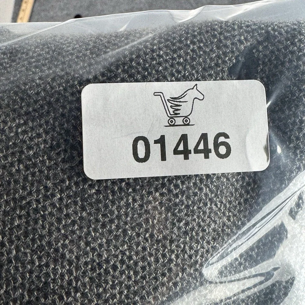 Polo Ralph Lauren Quarter Zip Sweater Mens M Gray Pima Cotton Knit Pony Logo